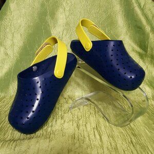 Mini Melissa Navy Babouche Shoes